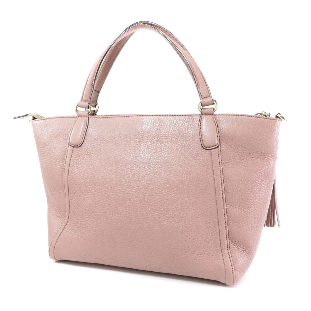 Gucci Logo Calfskin Tote GG Bag